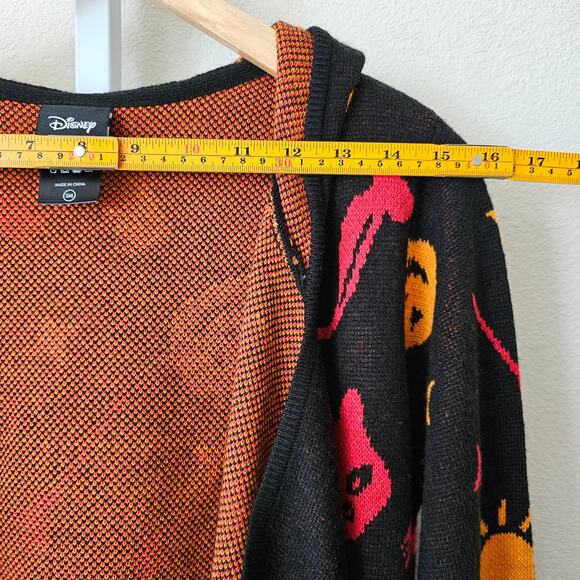 DISNEY Her Universe Hocus Pocus Dani Hooded Flyaway Halloween Cardigan Sz S/M - Picture 12 of 16